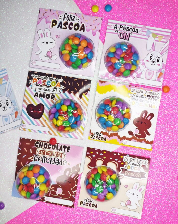 Cartão Colorete Páscoa