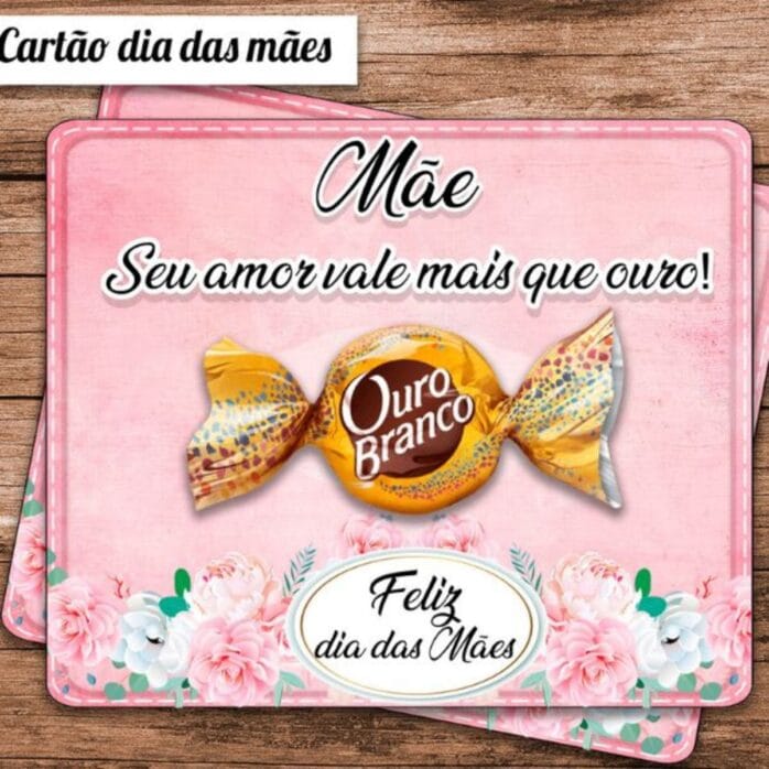 Cartão Dia das Mães Bombom Studio e pdf