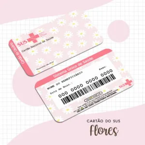 Cartão Sus Adulto Flores 13 Cartão Sus Adulto Flores