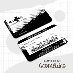 Cartão Sus Adulto Geométrico III
