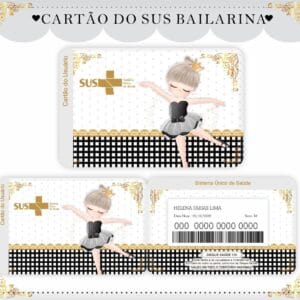 Cartão Sus Bailarina Black