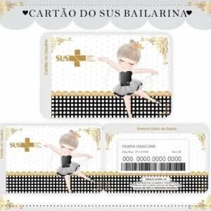Cartão Sus Bailarina Black