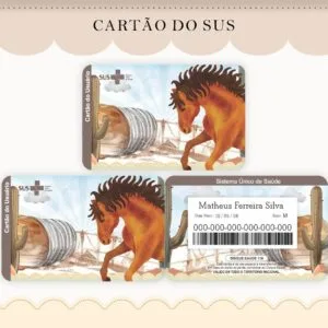 Cartão Sus Cavalinho 14 Cartão Sus Cavalinho