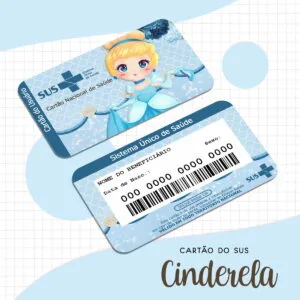 Cartão Sus Cinderela 17 Cartão Sus Cinderela