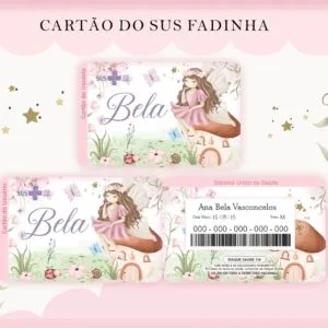 Cartão Sus Fadinhas 25 Cartão Sus Fadinhas