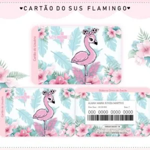 Cartão Sus Flamingo 15 Cartão Sus Flamingo