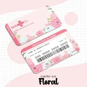 Cartão Sus Floral 16 Cartão Sus Floral