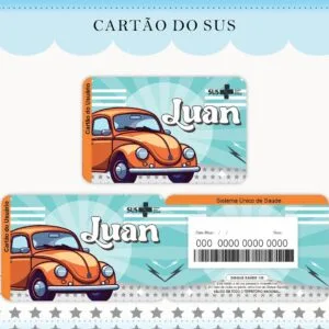 Cartão Sus Fusca