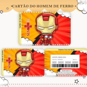 Cartão Sus Homem De Ferro