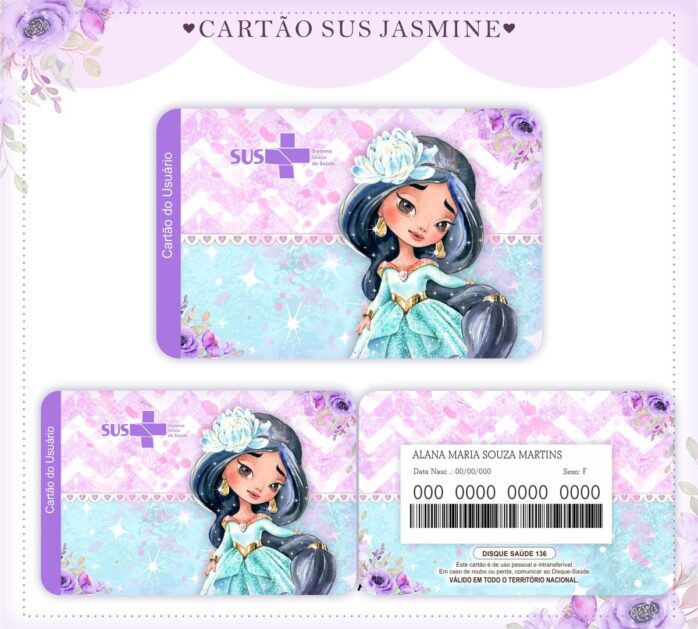Cartão Sus Jasmine Roxo