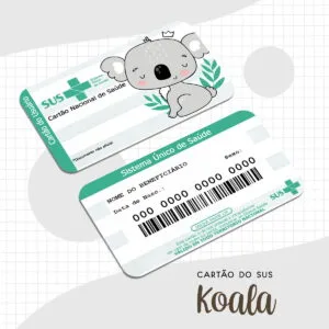 Cartão Sus Koala 2 Cartão Sus Koala