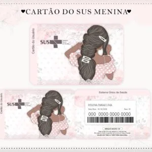 Cartão Sus Mocinha 1 20 Cartão Sus Mocinha 1