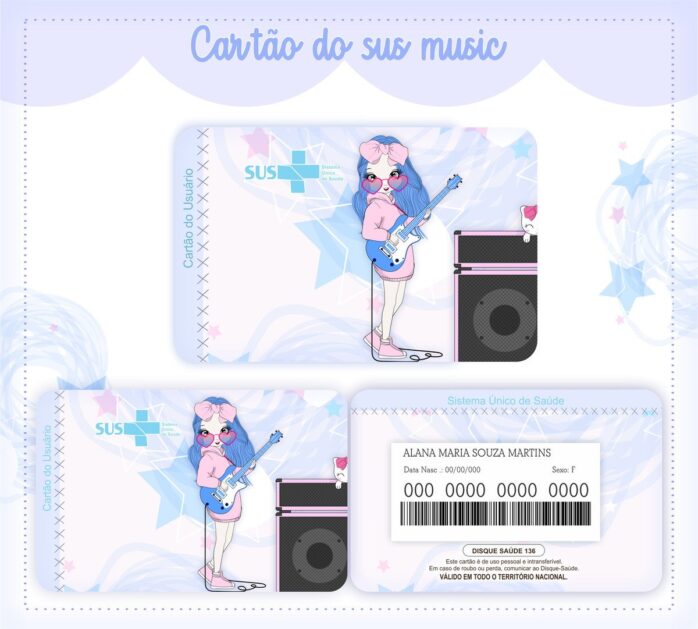 Cartão Sus Music