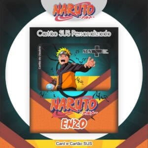 Cartão Sus Naruto Menino