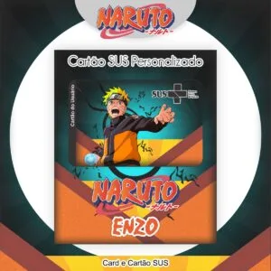 Cartão Sus Naruto Menino 10 Cartão Sus Naruto Menino