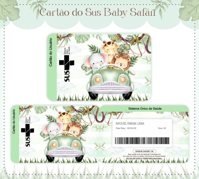 Cartão Sus Safari Verde
