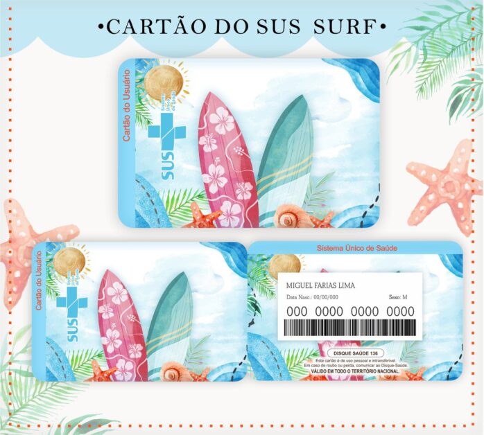 Cartão Sus Surf