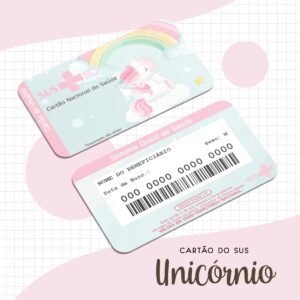 Cartão Sus Unicórnio