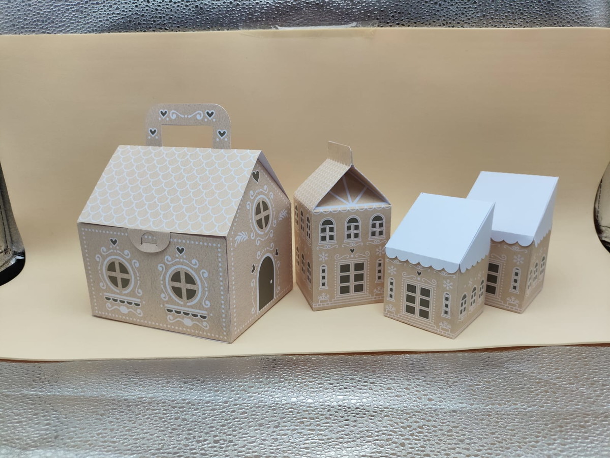 Casinha de Natal Gingerbread em PDF e Studio 4 Casinha de Natal Gingerbread em PDF e Studio - Imagem 4