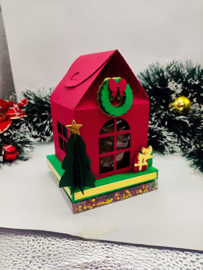 Casinha para Panetone - pdf e Studio