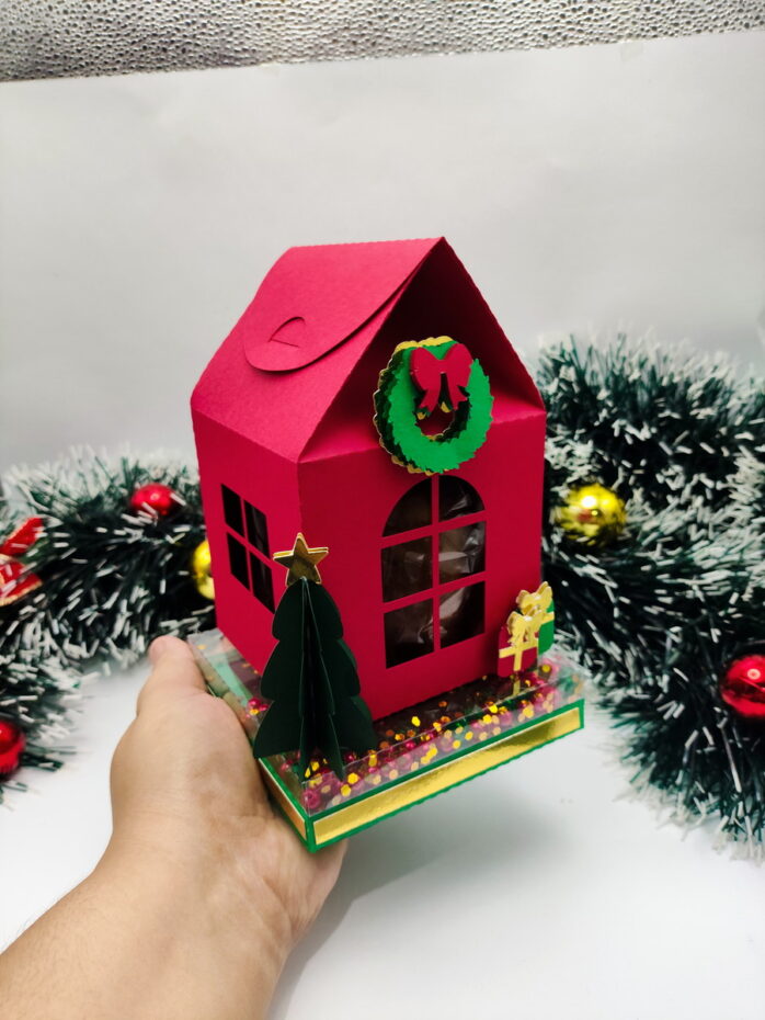 Casinha para Panetone - pdf e Studio