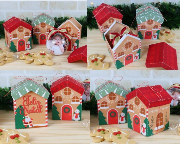 Casinha Porta Esfera Natal 2023