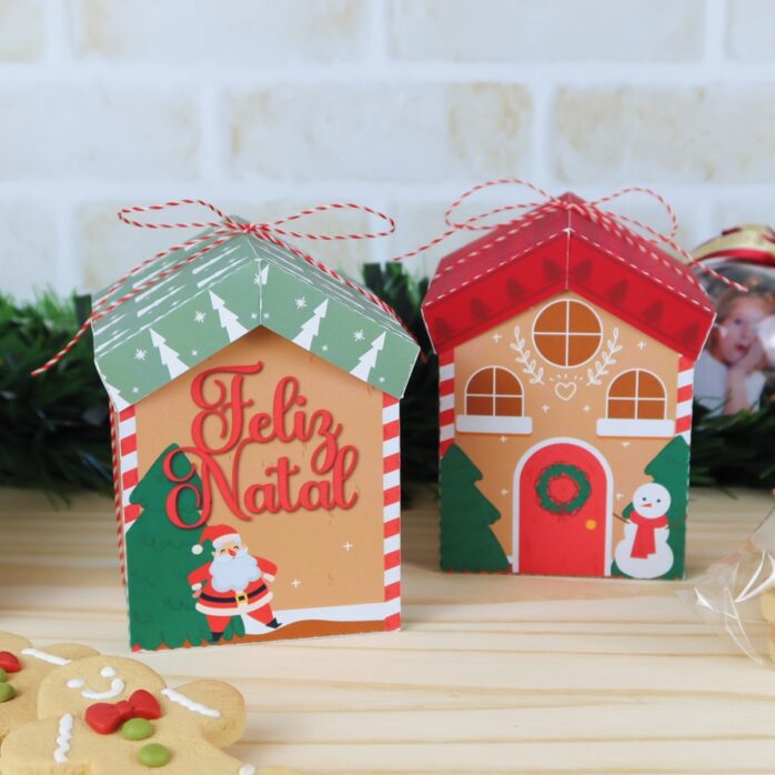 Casinha Porta Esfera Natal 2023