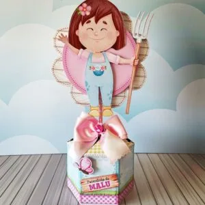 Centro de Mesa Fazendinha Menina