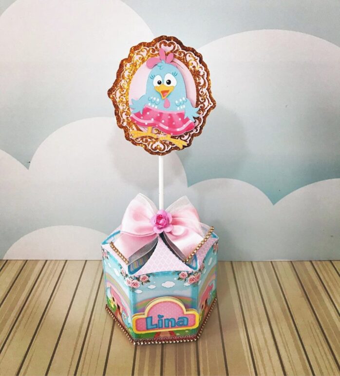 Centro De Mesa Galinha Pintadinha Menina