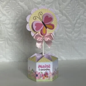 Centro de Mesa Jardim Rosa