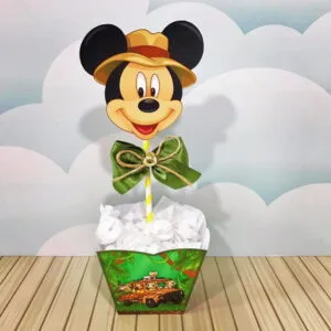 Centro De Mesa Mickey Safari
