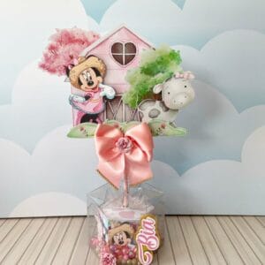 Centro de Mesa Minnie Fazendeira