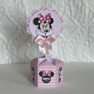 Centro de Mesa Minnie Rosa - Arquivo Digital