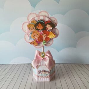 Centro de Mesa Princesas Menina