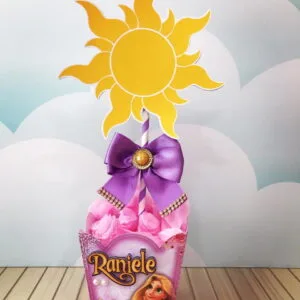 Centro de Mesa Rapunzel 18 Centro de Mesa Rapunzel