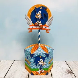 Centro De Mesa Sonic Azul