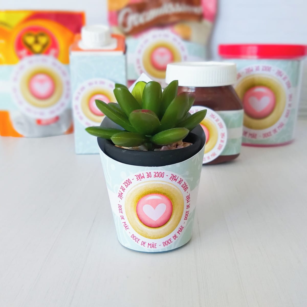 Cesta de Doces Dia das Mães Arquivo Digital para Corte 3 Cesta de Doces Dia das Mães Arquivo Digital para Corte - Imagem 3