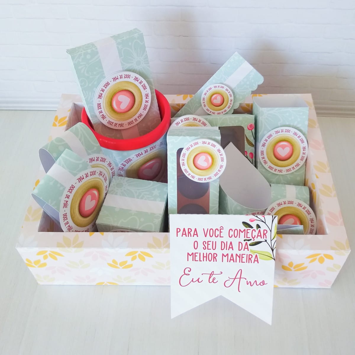 Cesta de Doces Dia das Mães Arquivo Digital para Corte 4 Cesta de Doces Dia das Mães Arquivo Digital para Corte - Imagem 4