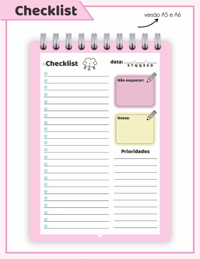 Checklist Cute