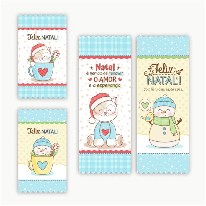 Chocolates Barra 90g e Kitkat Natal