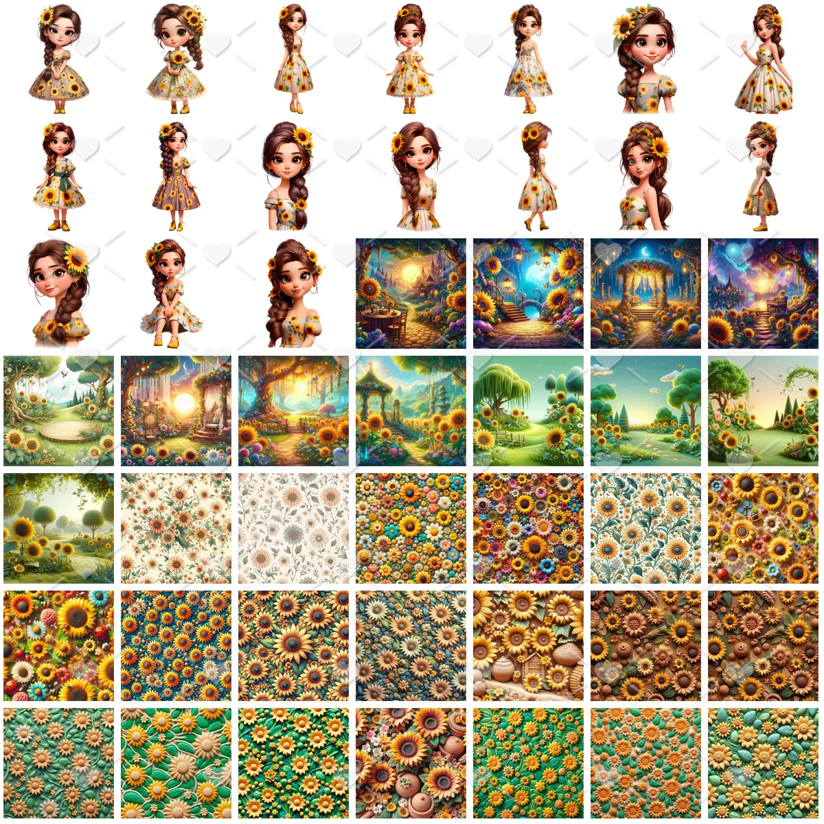 Cliparts I Love Girassol Imagens Png 3D Cute Baby 3 Cliparts I Love Girassol Imagens Png 3D Cute Baby