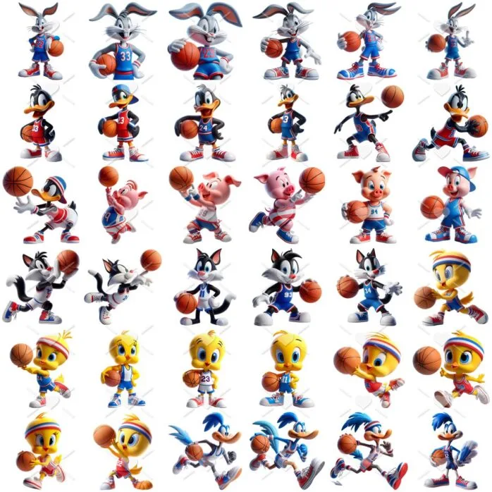 Cliparts Looney Tunes Basquete Imagens Png 3D Cute Baby