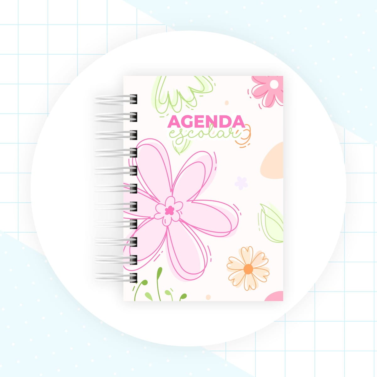 Coleção de Agendas Escolares Neutras para Imprimir 4 Coleção de Agendas Escolares Neutras para Imprimir - Imagem 4