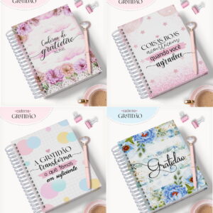 Agenda Gratidão Digital para Personalizar e Vender 17 colecao agendas gratidao arquivo digital 5