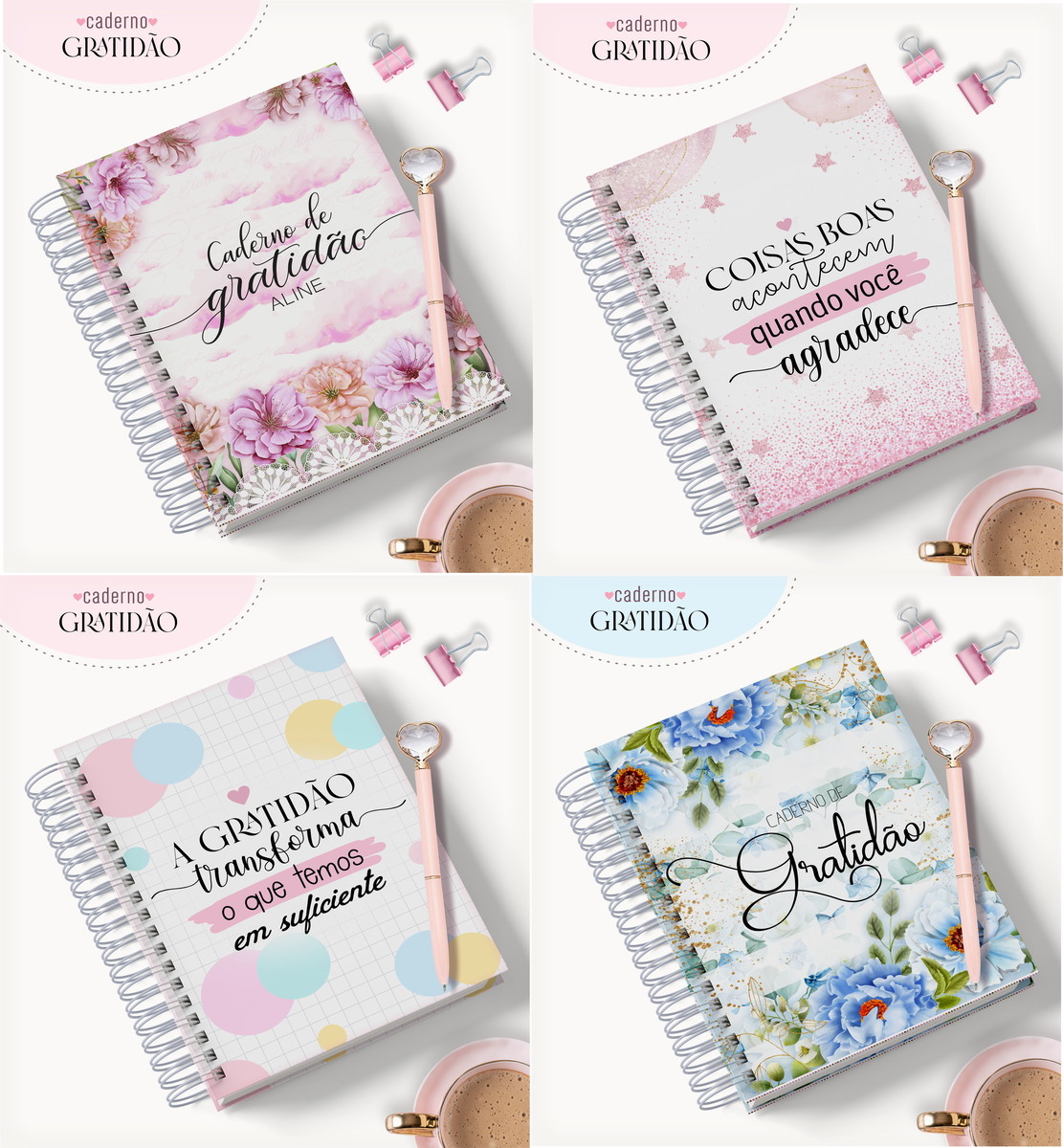 Agenda Gratidão Digital para Personalizar e Vender 1 Agenda Gratidão Digital para Personalizar e Vender