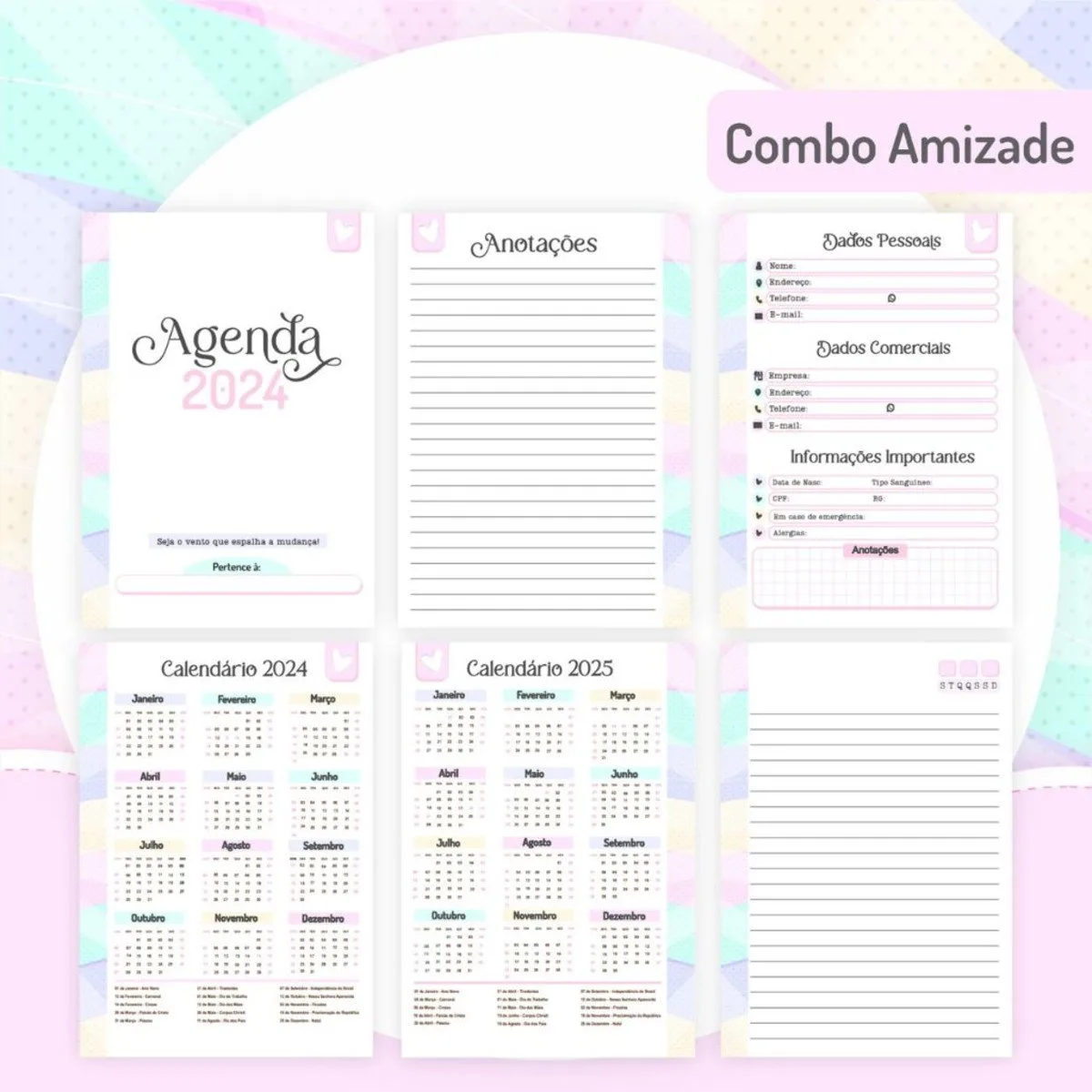 Coleção Amizade Encadernação 3 Coleção Amizade Encadernação
