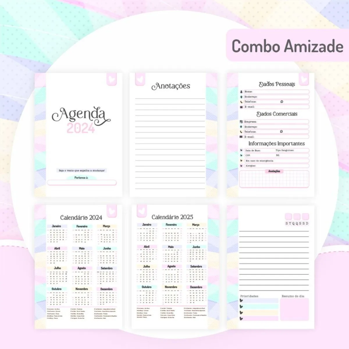 Coleção Amizade Encadernação 4 Coleção Amizade Encadernação