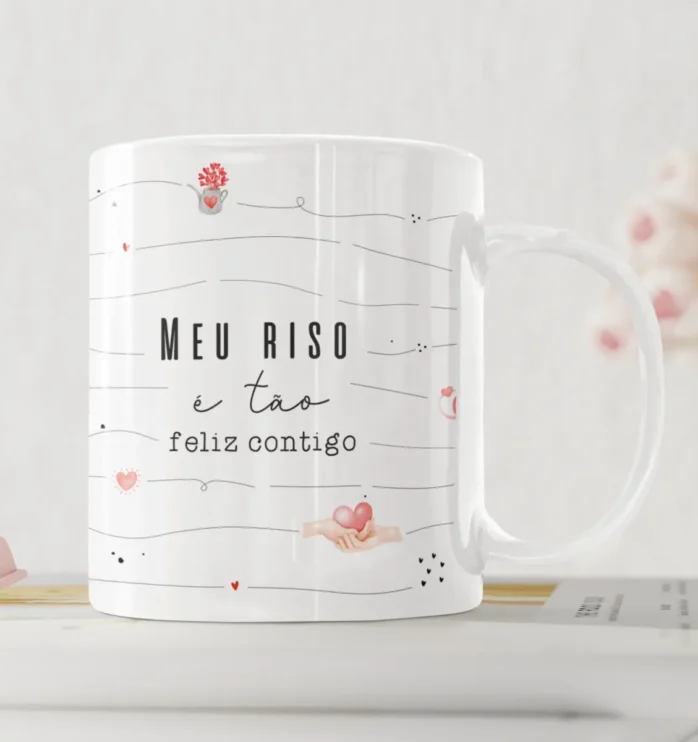 Coleção Amor Eterno - Arquivos para Canecas Personalizadas