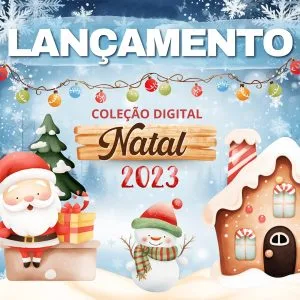 Coleção Arquivos Corte Natal 2023 Figuras Artes Caneca Tags
