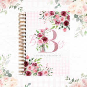 Coleção Caderneta da Gestante Personalizada Floral